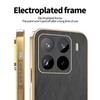 KADEM For Xiaomi 15 Pro Case Electroplating Silk Texture PU + TPU Phone Back Cover
