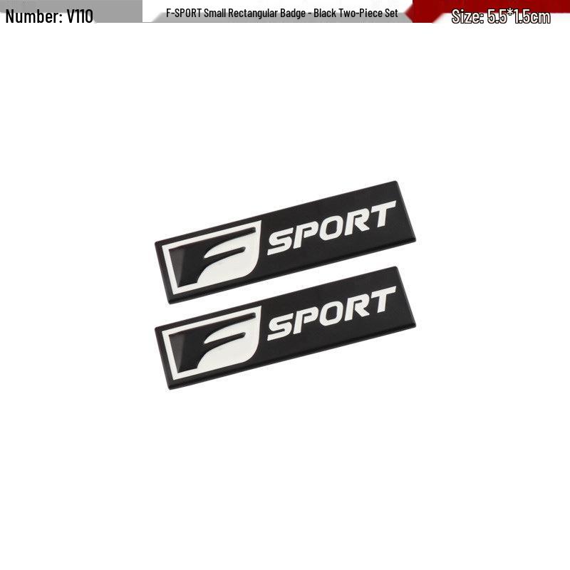 Emblems for Lexus IS200T, NX, CT200: FSPORT, Rear, & Side