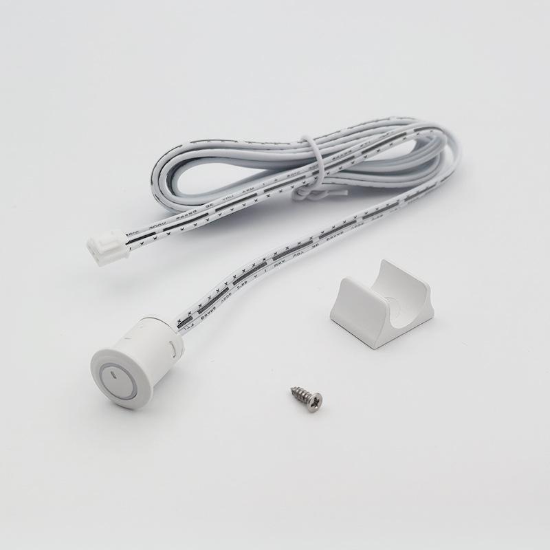 Smart LED Wardrobe Light: Touch, Door & Motion Sensor Control (5-24V)