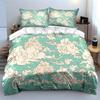 Cloud Pattern Aqua Bedding 3-Piece Set Bedding Set (1 Duvet Cover, 2 Pillowcases, Duvet Not Included)