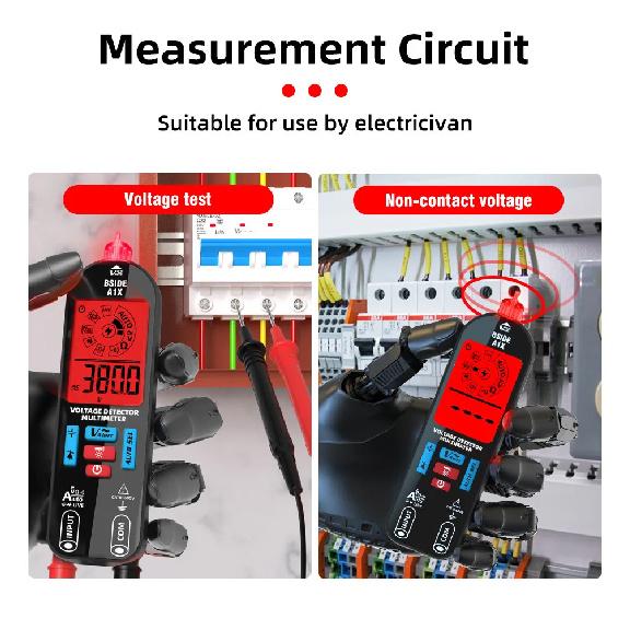 BSIDE A1X Smart Digital Multimeter Electronic Tester AC DC Contactless NCV Automatic Diode Capacitor Ohm Hz Breakpoint Meter