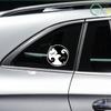 Cat Yin Yang Vinyl Decal Car Sticker Waterproof Car Decoration Body Bumper Rear Window Laptop Sticker