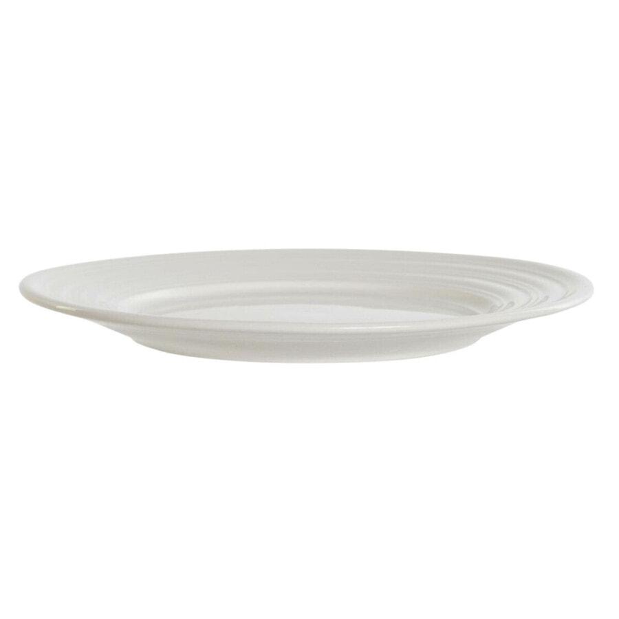 

Плоская тарелка DKD Home Decor из Фарфора, Белый, 19 x 19 x 2 см