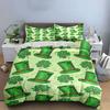 St. Patrick's Hat and Clover Set Bedding Duvet Cover Set Duvet Cover Pillowcases (1 * Duvet Cover 2 * Pillowcases, Without Duvet Insert)