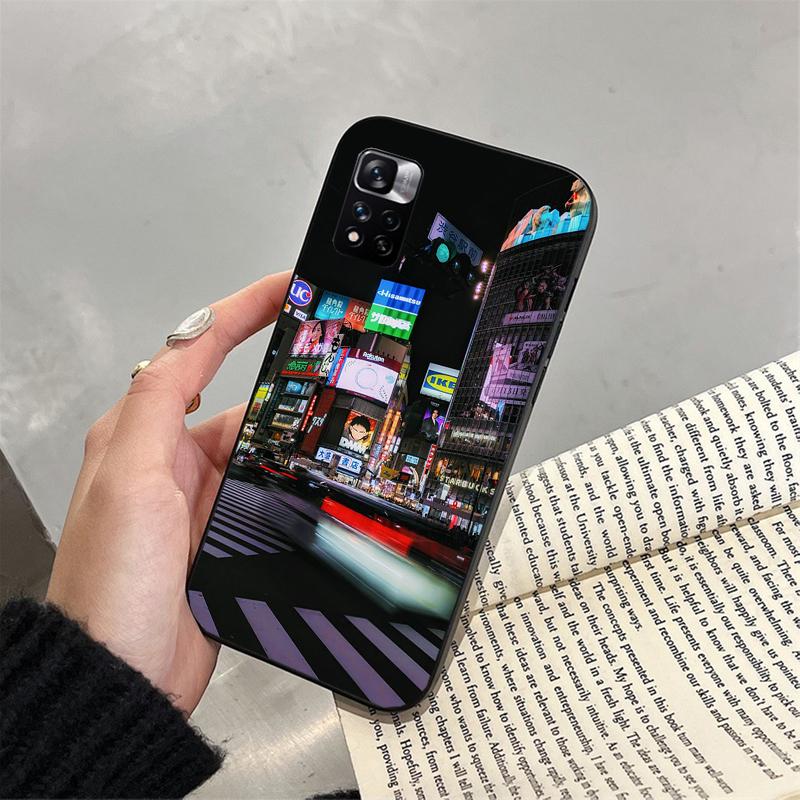 

Phone Case For Xiaomi Poco C71 15T 14T Pro Redmi note 15 14 14 13 Pro Redmi A5 15C 13C Neon Night Vibes city street Redmi Note 14 Pro 5G
