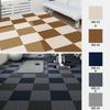 Self Adhesive Floor Carpet Stickers Square Rugs Peel and Stick Mat DIY Flooring for Kitchen Dining Room Bedroom Home Decor 30cm