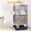 Transparent Wooden Bird House Nest for Parrots Parakeets Cockatiels Breeding Box Cage Accessories  Home Balcony Decoration Easy