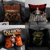 Rock Band-K-Kreators Kissenbezug Plüschstoff Weich Kissenbezug Doppelseitiger Druck Kissenbezug Haushaltsgeschenke