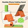 Anti-Slip Foldable Silicone Phone Stand Flexible Flexible Phone Stand Bendable Phone Holder Office