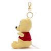 Disney Character Corduroy Plush Keychain, Winnie the Pooh, Approximately 12cm Tall