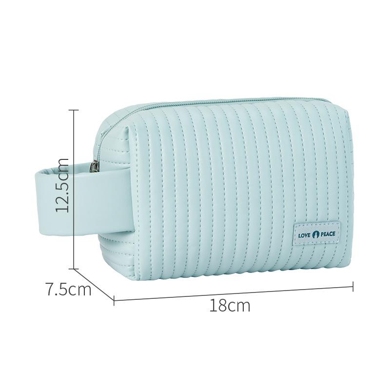 Carino Piccolo Beauty Case Portatile Borsa Cosmetica da Viaggio Pochette per Trucco Impermeabile Borse da Toilette per Accessori di Bellezza Regalo per Donne