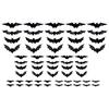 36 PCs Halloween Bats Wall Decor Battery Powered Bats Decorations Wall Stickers for Halloween Party Bedroom Window Decorations