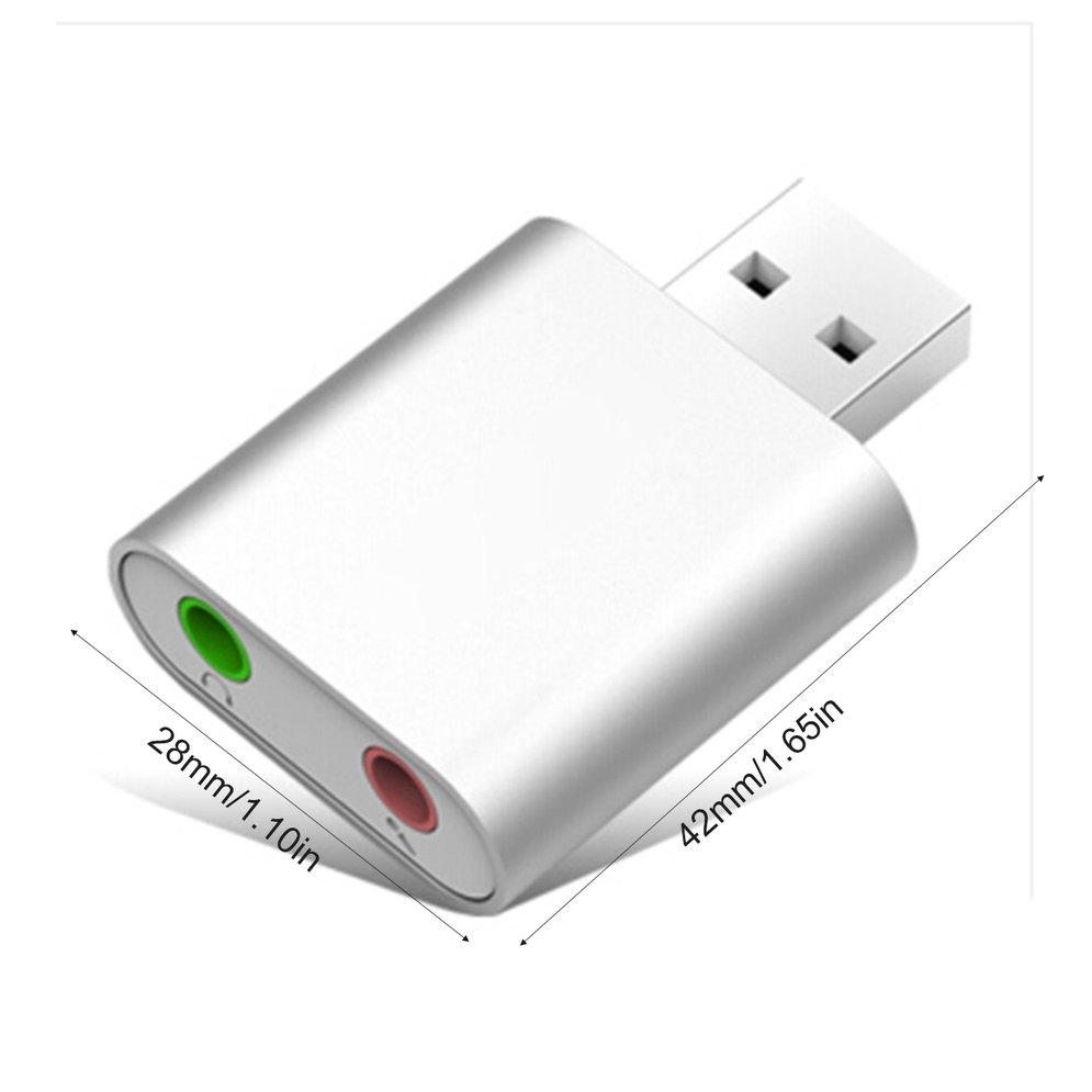 Buy XXJJ USB 7.1 Sound Card Audio Interface Adapter Sound Card For