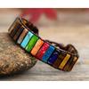 Bohemian Style Handmade Bracelet Colorful Round/Square Clasp Handchain Comfortable Wear Wristband for Fashionable Women