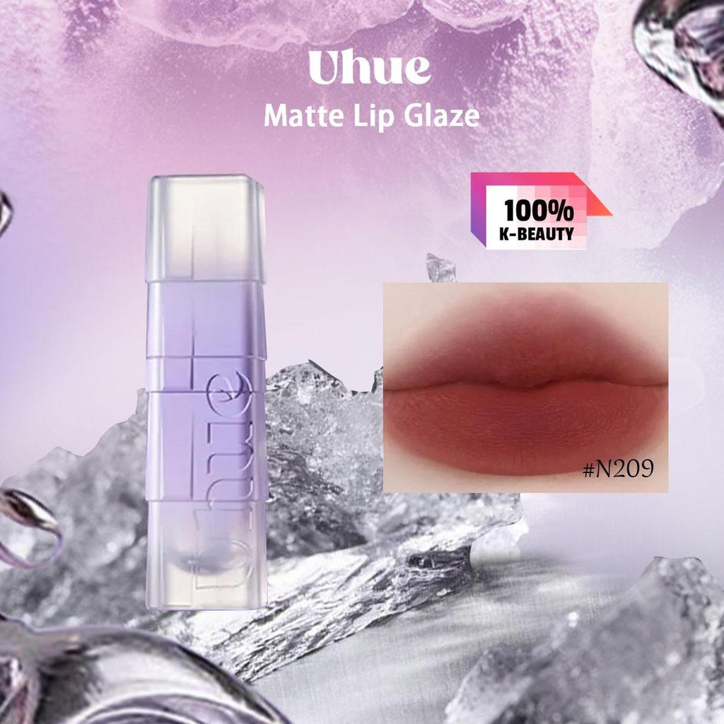 Uhue Matte Lip Glaze 3ml/0.1 fl.oz (6Color options)