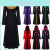 Elegantes Gotisches Damen Mittelalter Renaissance Kostüm für Halloween Cosplay