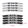 4pcs Aluminum Car Badge Wheel Rims Sticker Auto Refit Accessorie For Jeep Renegade Wrangler JK Patriot Trail Hawk Commander JPB