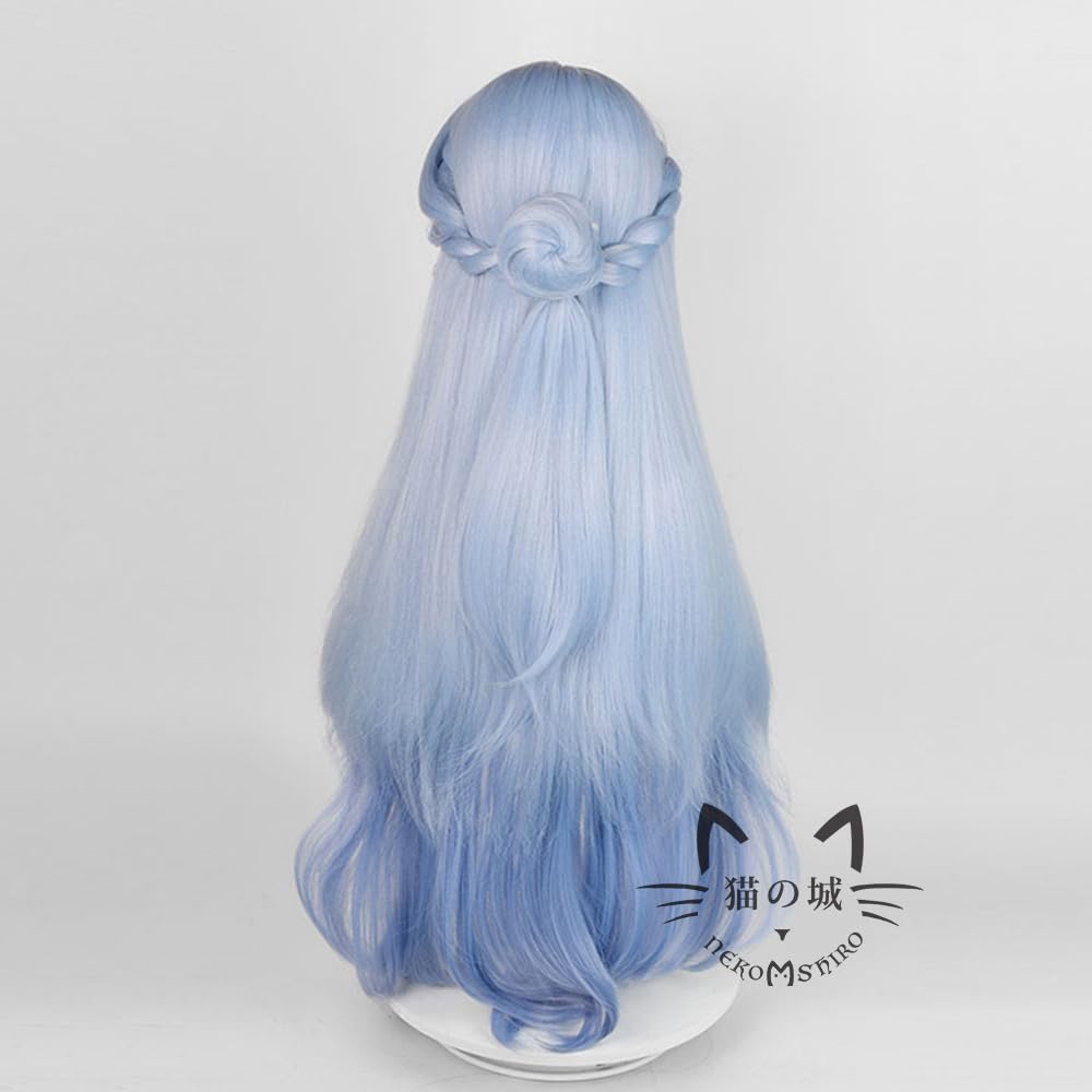 Collapse Star Rail Robin Cosplay Anime Costume Perfect for Parties and Includes Wig Net Cat's Castle Wig, Heat-Resistant, Accessory, Events,