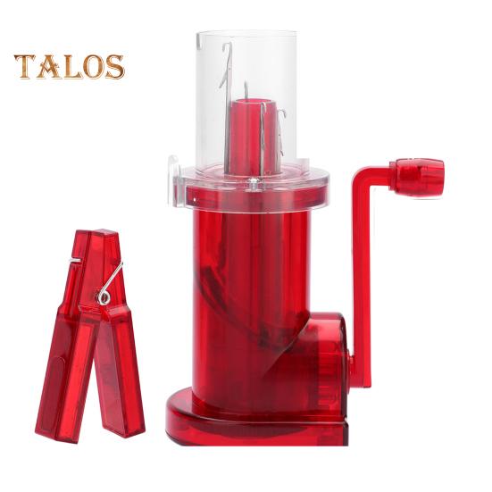 

Ручная намотка шнура, компактный размер, эффективный органайзер для вязания шнура, портативная вязальная машина для самостоятельного изготовления катушек красный