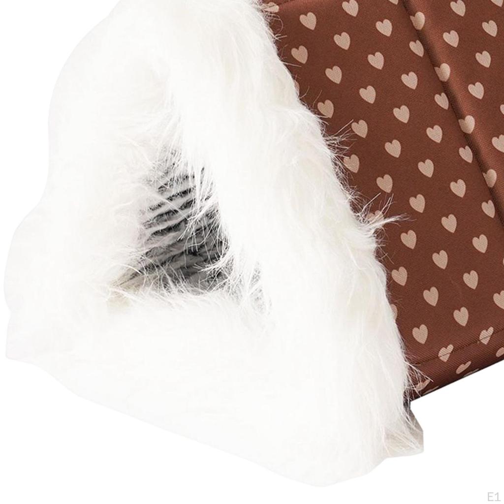 2 in 1 Cat Warm House Pad Washable Soft Reversible Velvet Cushion Blanket Dog Tent Cave Pet Bed for