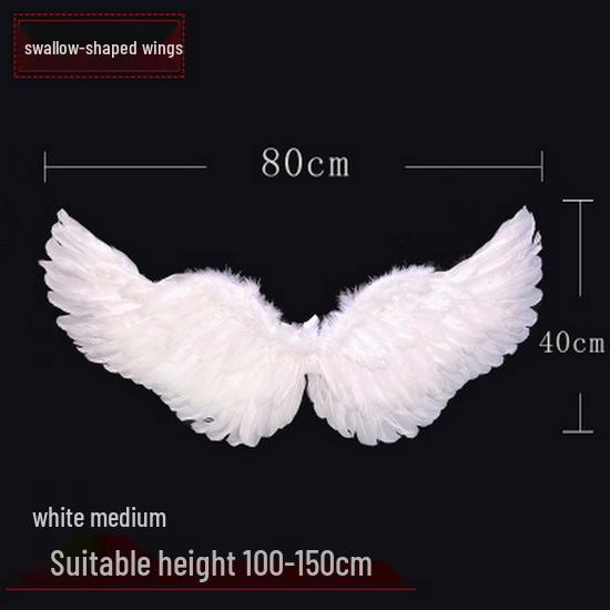 Angel Feather Wings Cosplay Props for Children & Adults - Ideal for Halloween & Parties