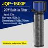 Three-in-One Submersible Fish Tank Pump with Built-in Filter & Aeration