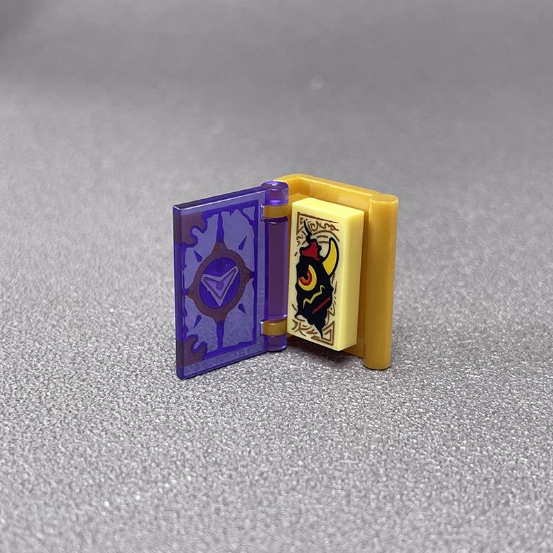 Bloki budulcowe małych cząstek: Minifigurka Otwierana Książka Magiczna 24324 & 24093