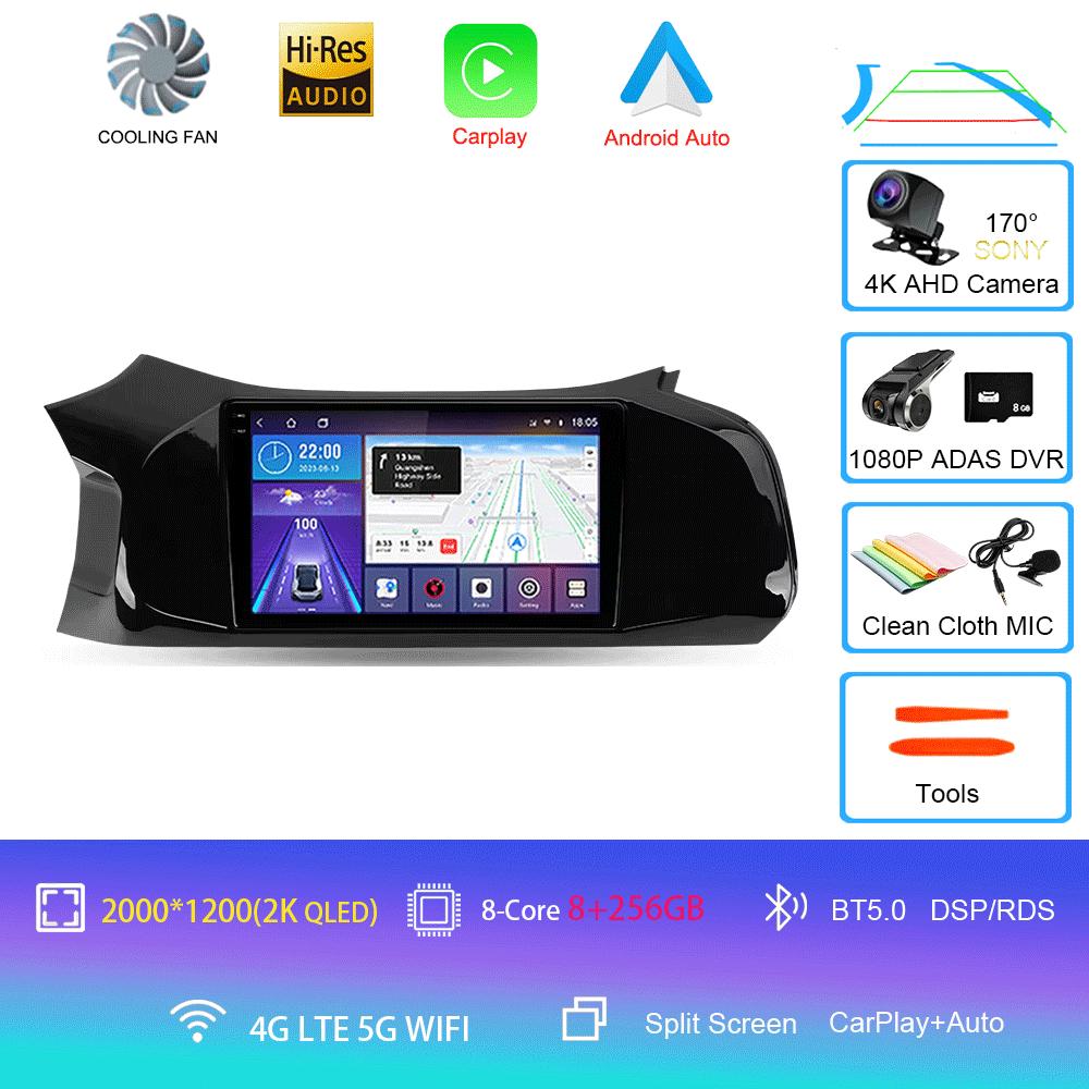 Car Radio Android 14 For Chevrolet Onix 2012 - 2014 2015 2016 - 2019 Navigation GPS Multimedia Video Player Stereo Carplay 4G BT