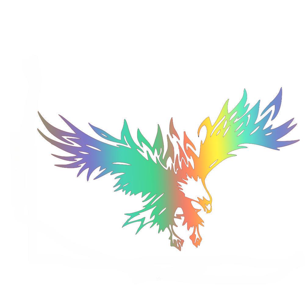 LYKX Personality Animal Eagle Car-Styling Car Hood Door Vinyl Decal and Decals Hood Sticker Universal