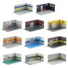Automobile Toy Parking Lot Model Parking Space Garage DIY Scene 1/32 Car Garage  DieCast Car Model