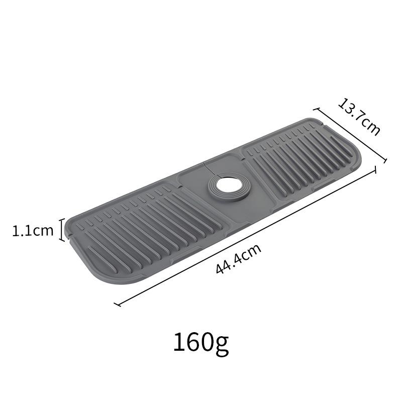 Silicone Kitchen Sink Faucet Drip Mat - Thickened, Absorbent, Hot-Selling Mat