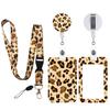 Name Card Holder Keychain Nurse ID Badge Holder Set with Lanyard Neck Strap Business Card Key Holder