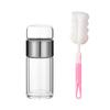 1pc Tea InfuserBottle Double Layer Leakage Proof Glass Water Bottle Separation of Tea and Water Mug Cup for Office Travel Home
