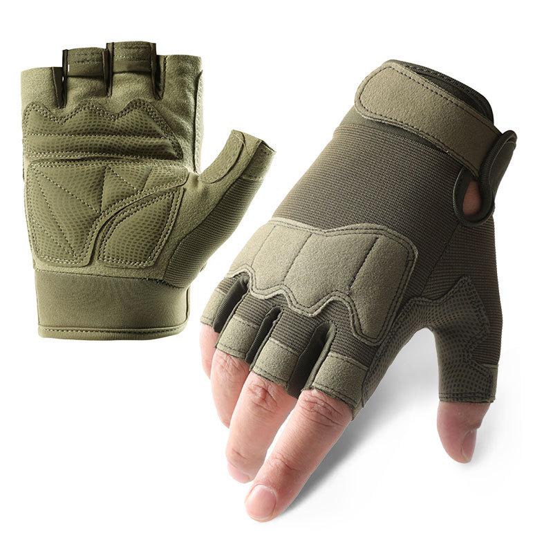 Men's Z902 Outdoor Half-Finger Tactical Gloves for Cycling, Sports, and Military Training