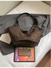 2024 Women's Versatile Leopard Print Large Capacity Crossbody Commuter Shoulder Bag