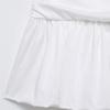 2025 Spring Women's Strapless Wavy Edged Top & High-Waisted Pleated Skirt Set