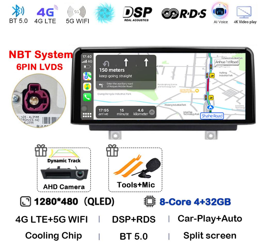 

Android 14 беспроводной Carplay Auto 10.25 для BMW 1/2/3/4 серии F20/F21/F22/F30/F31/F32/F33/F34/F36 автомобильный радиоприемник мультимедиа стерео