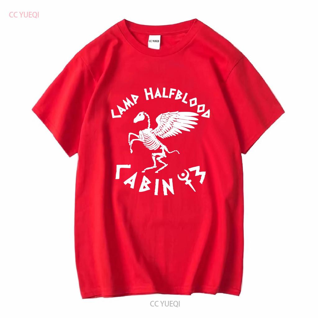 Camp Halfblood T-Shirt Hütte 13 Hades Nico Di Angelo Vintage-Waschung, modisch, dehnbar, Grafik, atmungsaktiv, leicht lässig, Herren