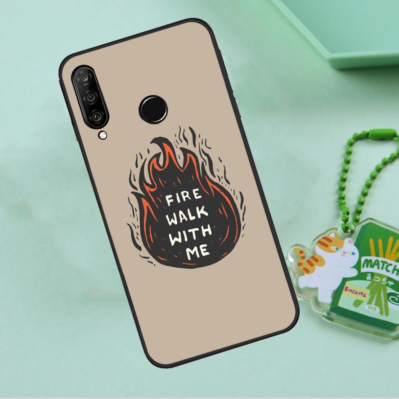 Fire Walk With Me Twin Peaks For Huawei Nova 8i 11i 12i 12s 9 10 SE Y90 Y60 Y70 Y72 Y61 Y91 P20 P30 P40 Lite P60 Pro Case