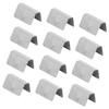 12Pcs Car Wind Rain Deflector Channel Fixing Retaining Clips, Stainless Steel Deflector Clips for HEKO G3 SNED