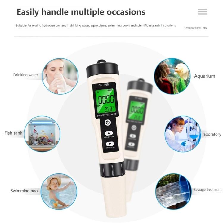 Waterproof Water Tester Analyzes ORP And Temperature LCD Screen Multifunctional Water Quality Tester