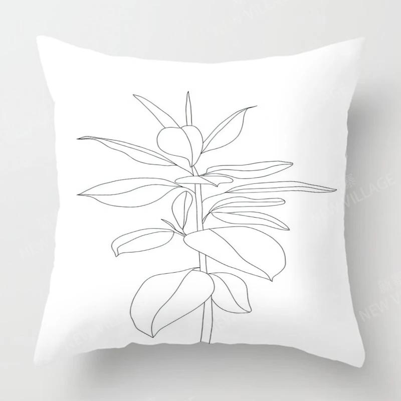 Modern Decorative Cushion for Home Living Room Decor Throw Pillow Cover 45*45 40x40cm 60x60cm 45x45cm 50x50cm Abstract Morandi