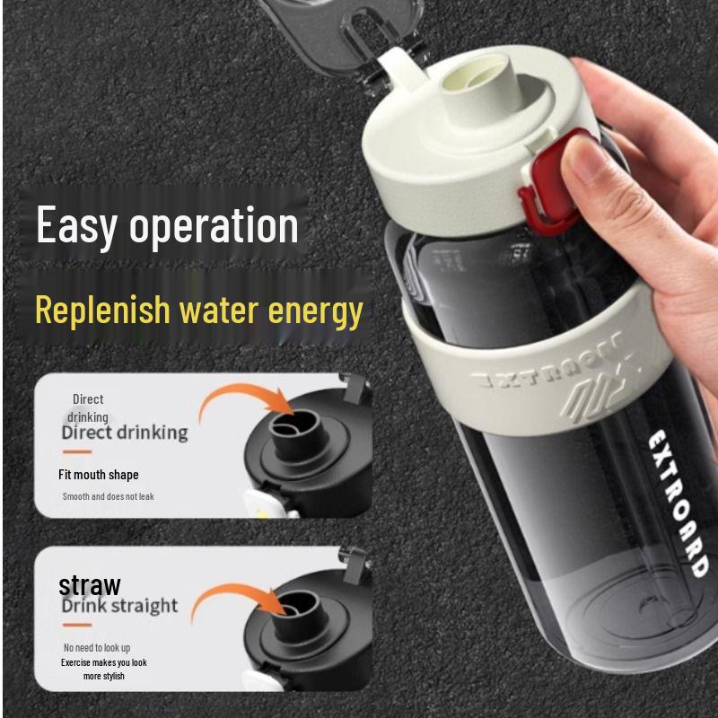 Large Capacity High-Temperature Resistant Portable Plastic Sports Water Bottle for Students and Fitness, Ideal for Outdoors