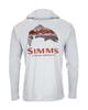 Cross-border SIMMS fishing suit UPF50 long-sleeved hoodie quick-drying breathable sunscreen clothes Luya outdoor T-shirt new