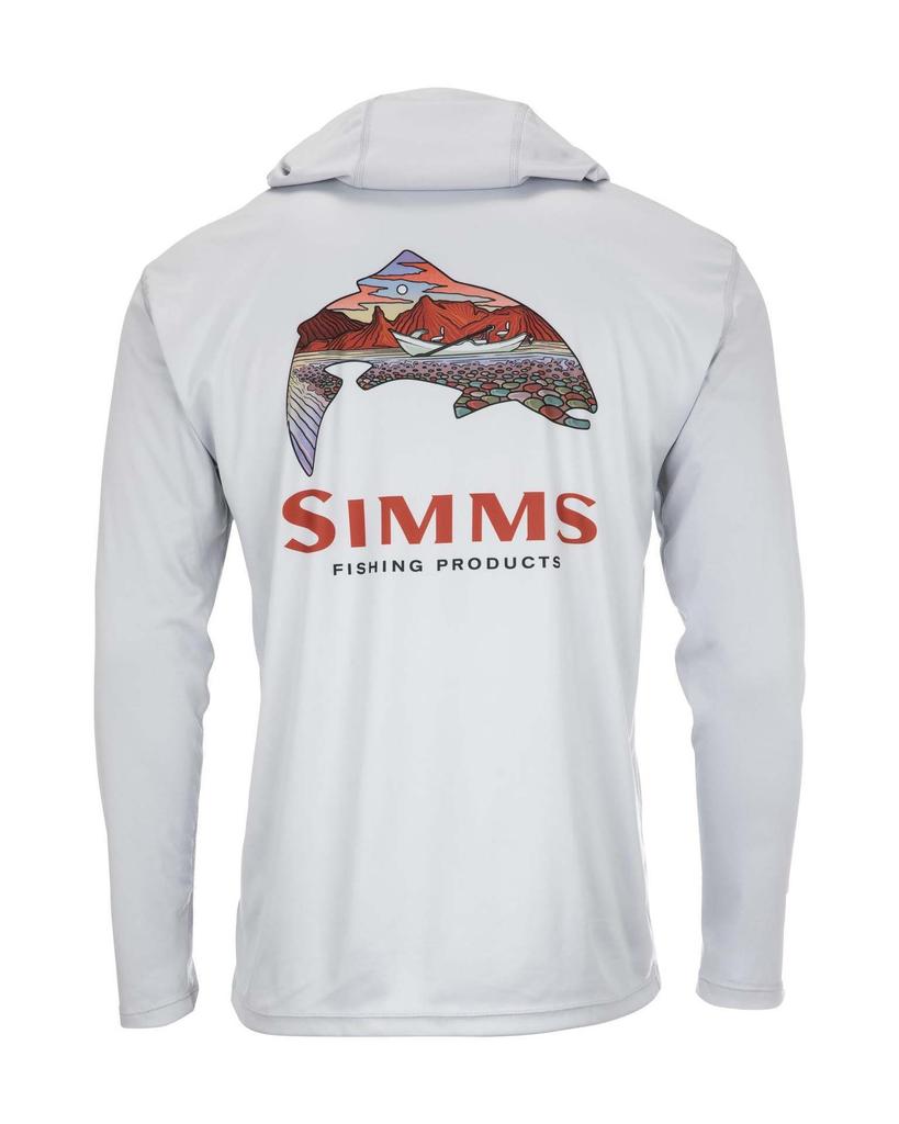 Cross-border SIMMS fishing suit UPF50 long-sleeved hoodie quick-drying breathable sunscreen clothes Luya outdoor T-shirt new
