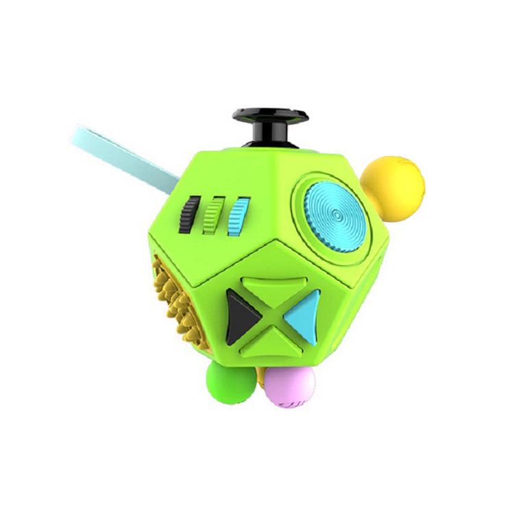 Second Generation 12-Sided Anti-Stress Fidget Cube: Anxiety Relief & Decompression Toy