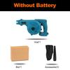 2 In 1 For 18V Battery 1500W 19000R/Min 288VF Cordless Air Blower Suction & Blowing Cleaner Electric Leaf Dust Collector
