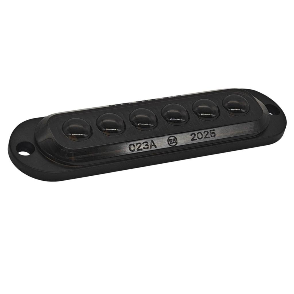 Seitenleuchte 6 LED getönt 12-24V Rot Off-Road