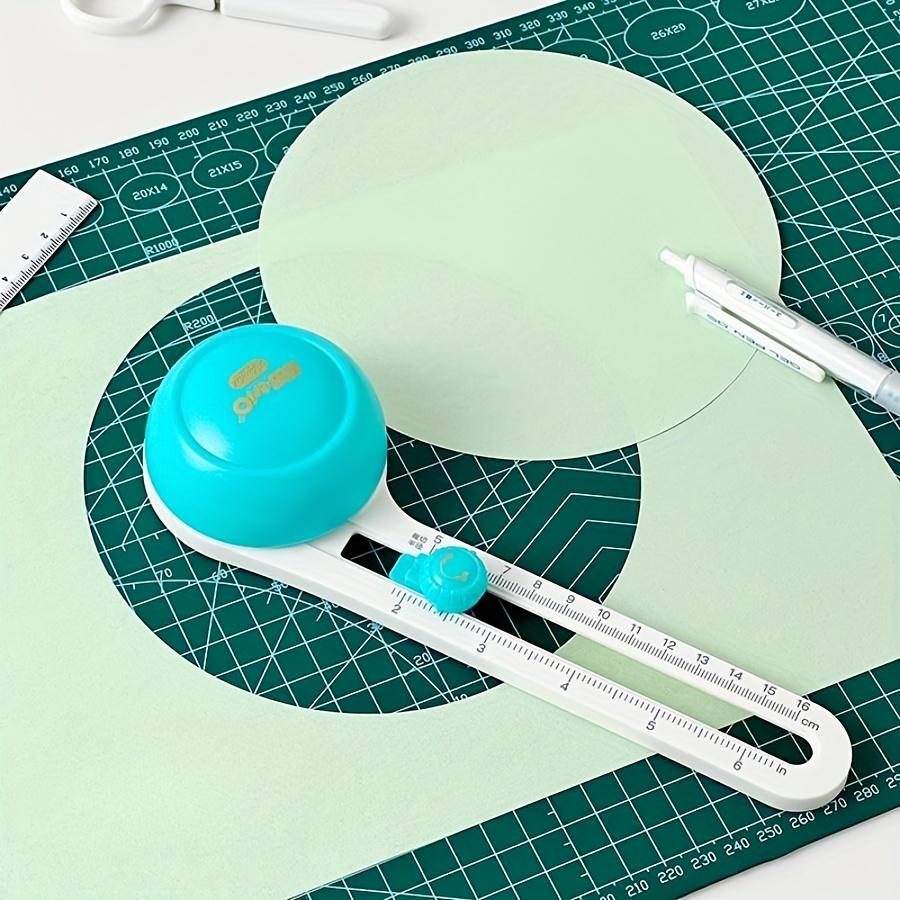 1pc 360° Paper Cutter, DIY Circular Paper Cutter, Cutting Diameter 10-32cm