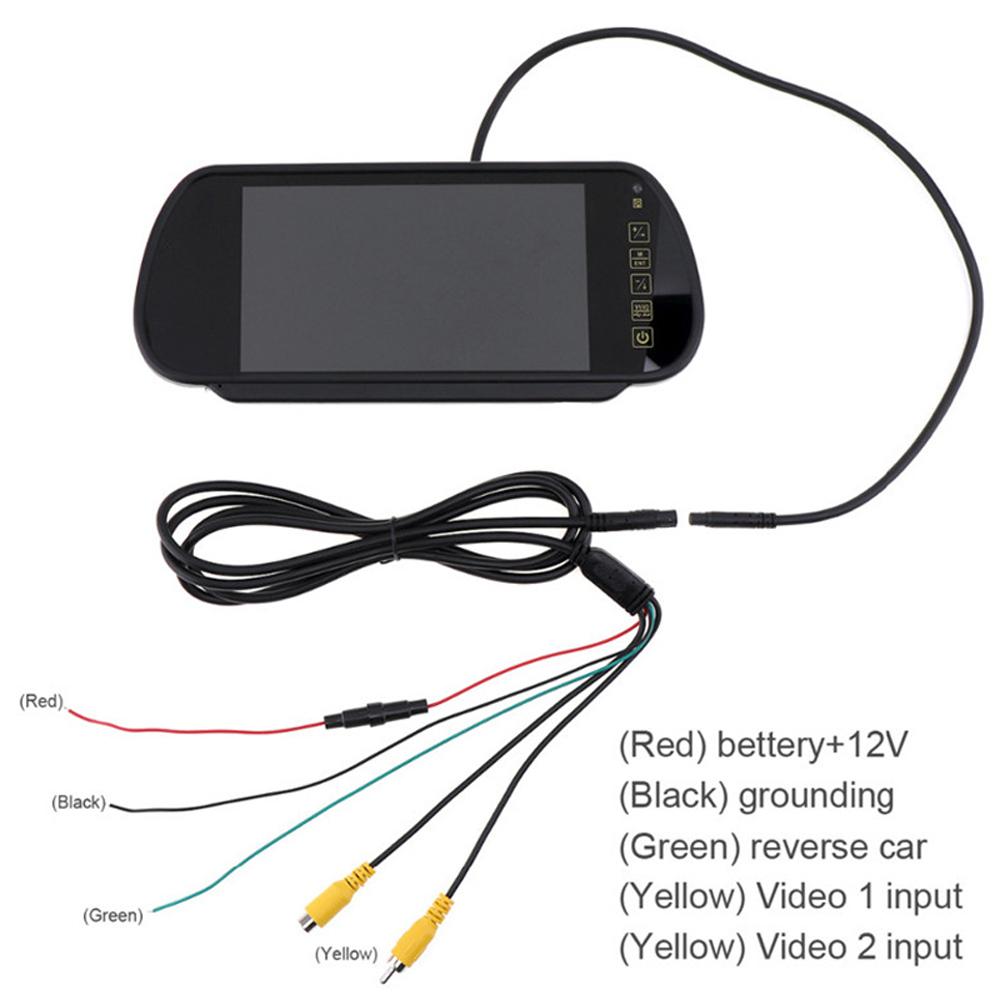 Car Brake LED Light Backup Camera For Ford Transit Van  2015-2020  Parking Reverse Camera +7''Monitor Night Vision Guide Line IR